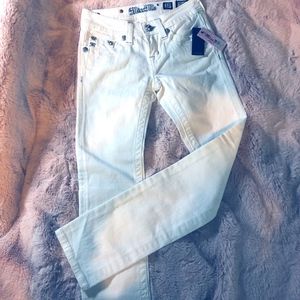 NEW White Miss Me Skinny Jeans